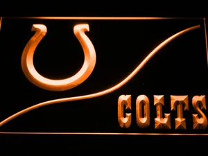 Indianapolis Colts Split LED Neon Sign