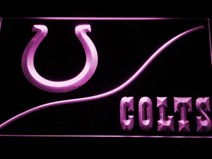 Indianapolis Colts Split LED Neon Sign