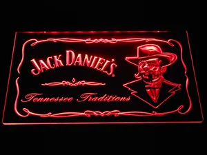 Jack Daniel's Face LED Neon Sign