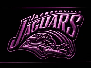 Jacksonville Jaguars 1995-1998 Logo LED Neon Sign - Legacy Edition