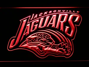 Jacksonville Jaguars 1995-1998 Logo LED Neon Sign - Legacy Edition