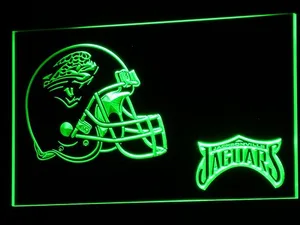 Jacksonville Jaguars Helmet LED Neon Sign - Legacy Edition