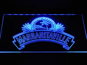 Jimmy Buffett's Margaritaville Ribbon LED Neon Sign