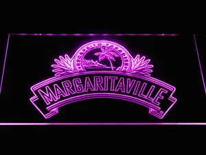 Jimmy Buffett's Margaritaville Ribbon LED Neon Sign