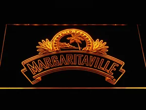 Jimmy Buffett's Margaritaville Ribbon LED Neon Sign