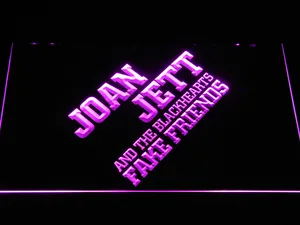 Joan Jett And The Blackhearts Fake Friends LED Neon Sign