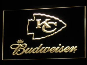 Kansas City Chiefs Budweiser LED Neon Sign