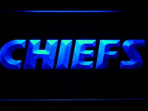 Kansas City Chiefs Text LED Neon Sign