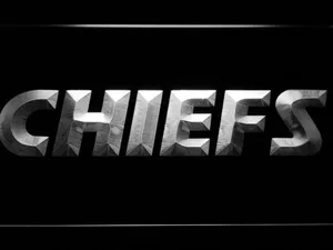 Kansas City Chiefs Text LED Neon Sign