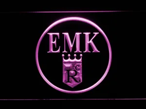 Kansas City Royals EMK Memorial Logo LED Neon Sign - Legacy Edition