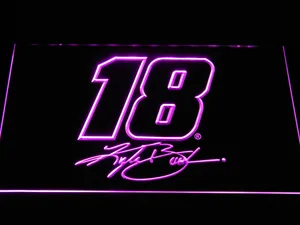 Kyle Busch Signature 18 LED Neon Sign