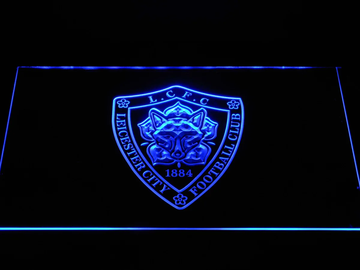 Leicester City Football Club Shield LED Neon Sign