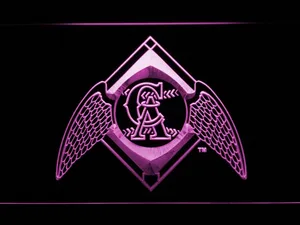 Los Angeles Angels of Anaheim 1993-1996 Logo LED Neon Sign - Legacy Edition