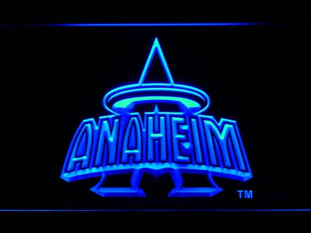 Los Angeles Angels of Anaheim 1997-2001 Anaheim Halo Logo LED Neon Sign - Legacy Edition