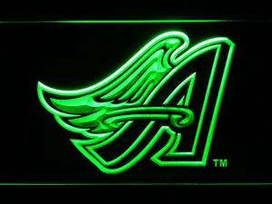 Los Angeles Angels of Anaheim 1997-2001 Winged A Logo LED Neon Sign - Legacy Edition