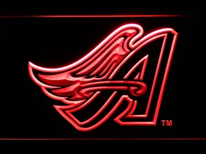 Los Angeles Angels of Anaheim 1997-2001 Winged A Logo LED Neon Sign - Legacy Edition
