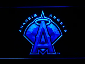 Los Angeles Angels of Anaheim 2002-2004 Logo LED Neon Sign - Legacy Edition