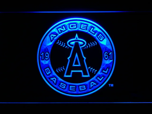 Los Angeles Angels of Anaheim Patch LED Neon Sign