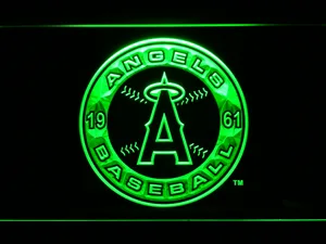 Los Angeles Angels of Anaheim Patch LED Neon Sign
