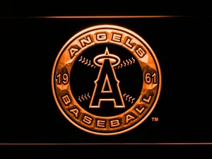 Los Angeles Angels of Anaheim Patch LED Neon Sign