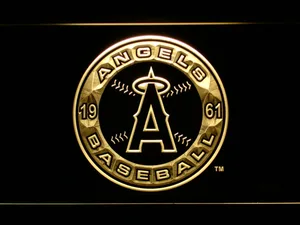 Los Angeles Angels of Anaheim Patch LED Neon Sign