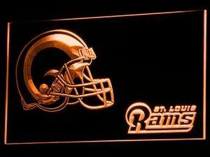 Los Angeles Rams Helmet LED Neon Sign - Legacy Edition