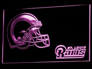 Los Angeles Rams Helmet LED Neon Sign - Legacy Edition