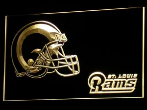 Los Angeles Rams Helmet LED Neon Sign - Legacy Edition