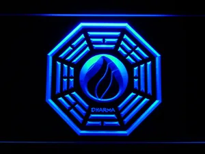 Lost Dharma Initiative The Flame LED Neon Sign