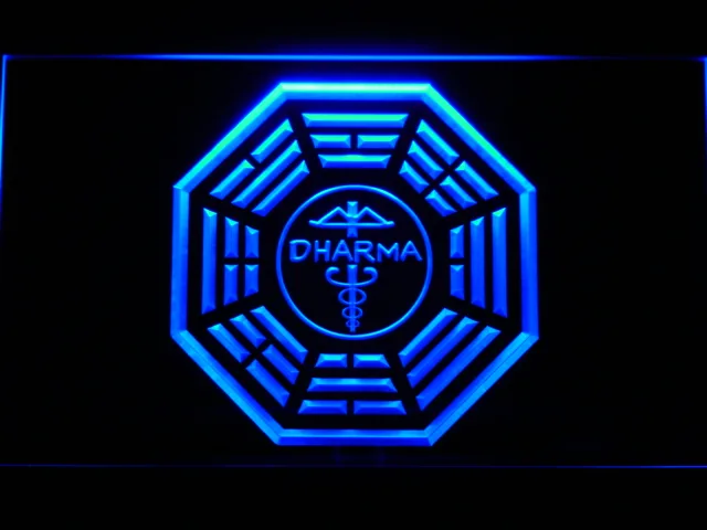 Lost Dharma Initiative The Staff LED Neon Sign