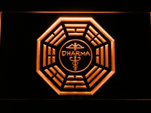 Lost Dharma Initiative The Staff LED Neon Sign