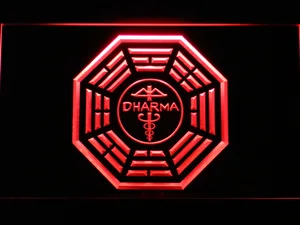 Lost Dharma Initiative The Staff LED Neon Sign