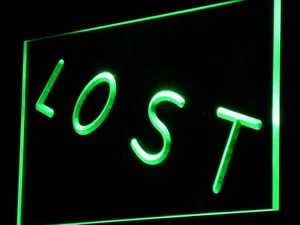 Lost LED Neon Sign