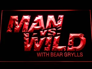 Man vs Wild with Bear Grylls LED Neon Sign
