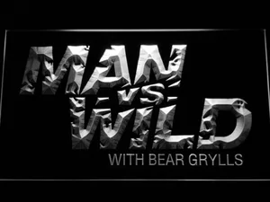 Man vs Wild with Bear Grylls LED Neon Sign