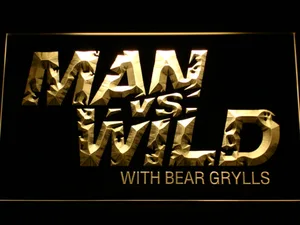 Man vs Wild with Bear Grylls LED Neon Sign