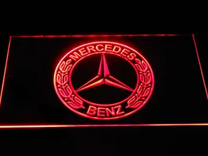 Mercedes Benz Old Logo LED Neon Sign