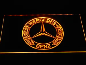 Mercedes Benz Old Logo LED Neon Sign