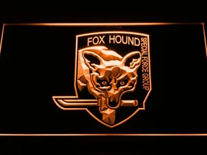 Metal Gear Solid - Foxhound LED Neon Sign