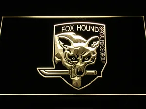 Metal Gear Solid - Foxhound LED Neon Sign