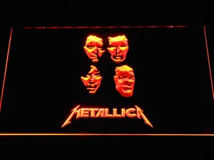 Metallica Faces LED Neon Sign