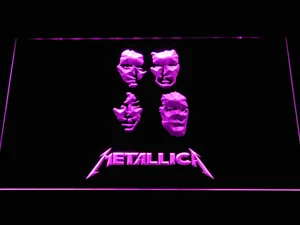 Metallica Faces LED Neon Sign