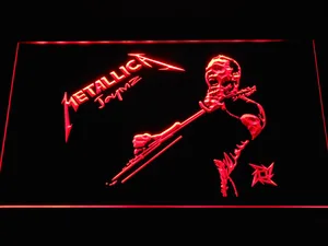 Metallica James Hetfield LED Neon Sign