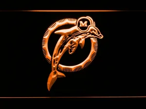 Miami Dolphins 1989-1996 LED Neon Sign - Legacy Edition