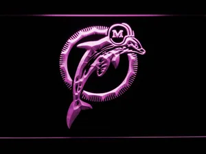 Miami Dolphins 1989-1996 LED Neon Sign - Legacy Edition
