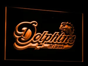 Miami Dolphins 1997-2012 LED Neon Sign - Legacy Edition