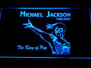 Michael Jackson 1958-2009 LED Neon Sign