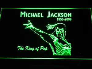 Michael Jackson 1958-2009 LED Neon Sign