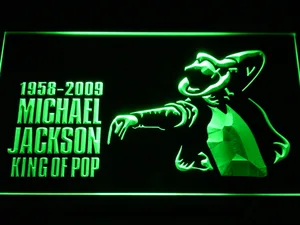 Michael Jackson King of Pop LED Neon Sign