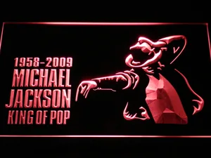 Michael Jackson King of Pop LED Neon Sign